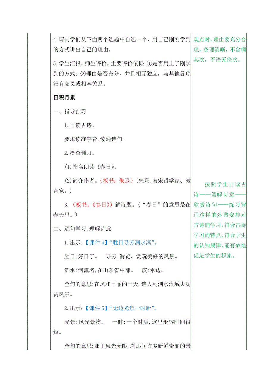 2019年部编人教版小学六年级上册语文园地三、四、五单元教案三份合集（word表格版）_第4页