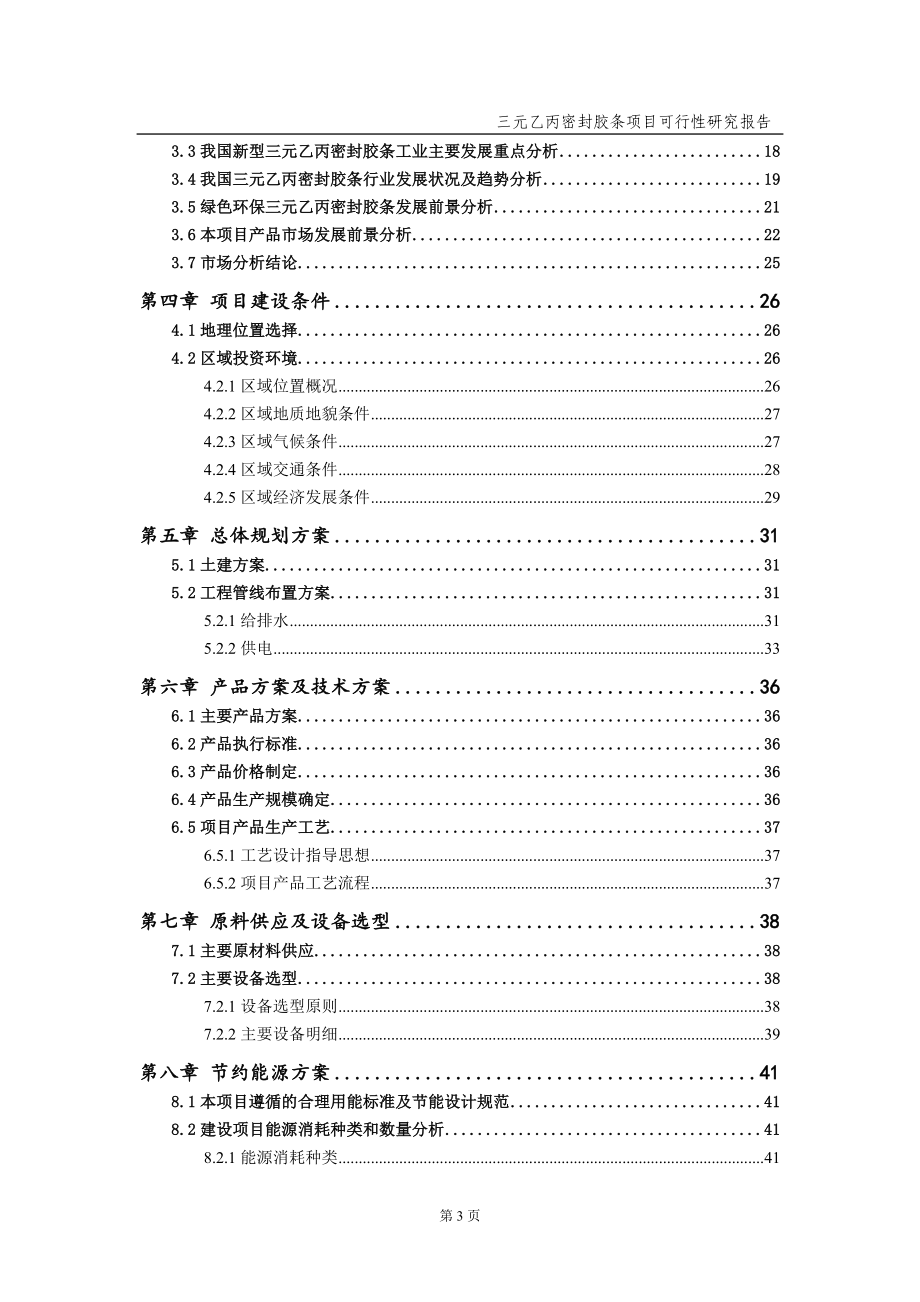 三元乙丙密封胶条项目可行性研究报告（备案实用案例）_第4页
