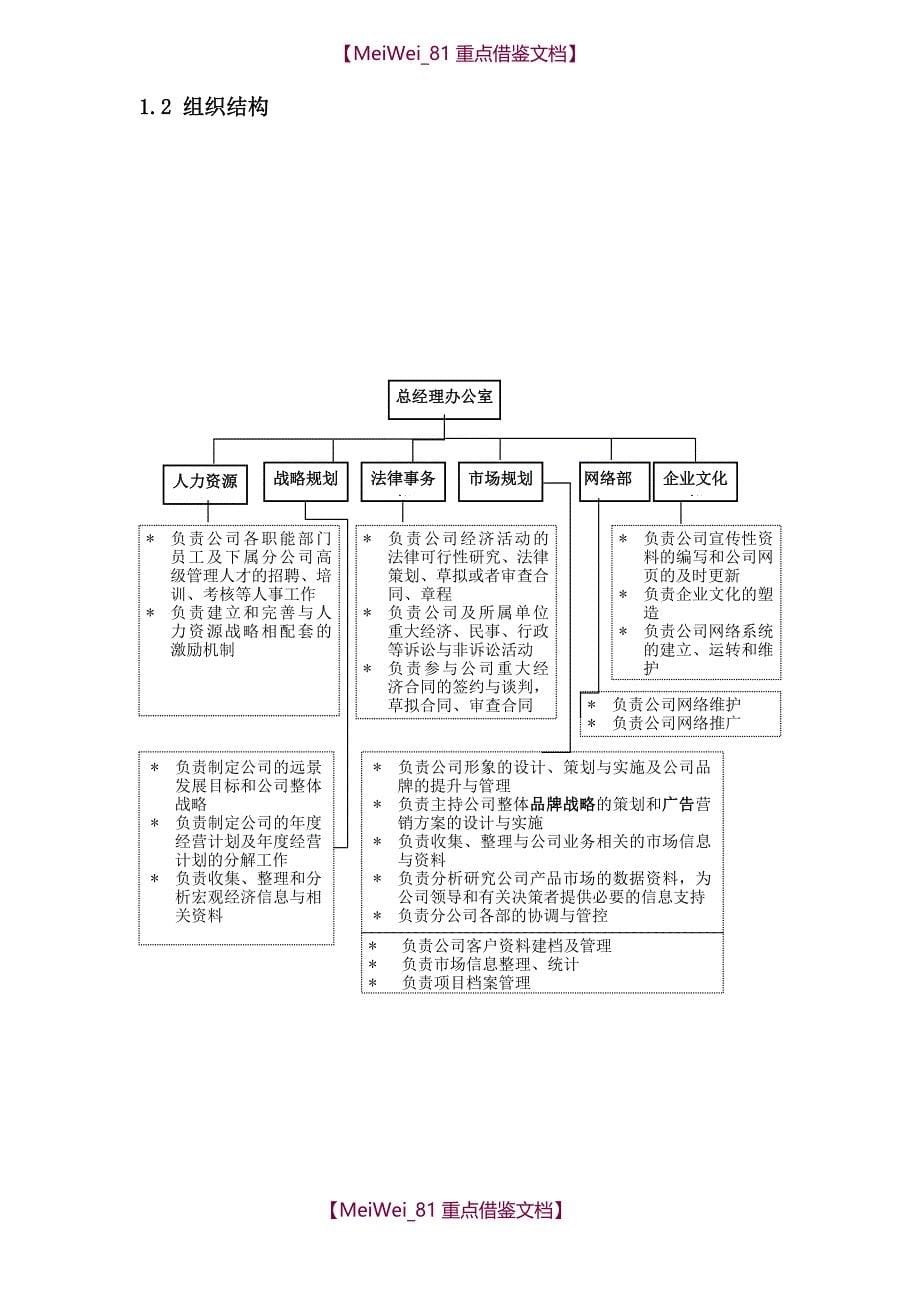 【9A文】装饰公司组织架构与岗位绩效考核书_第5页