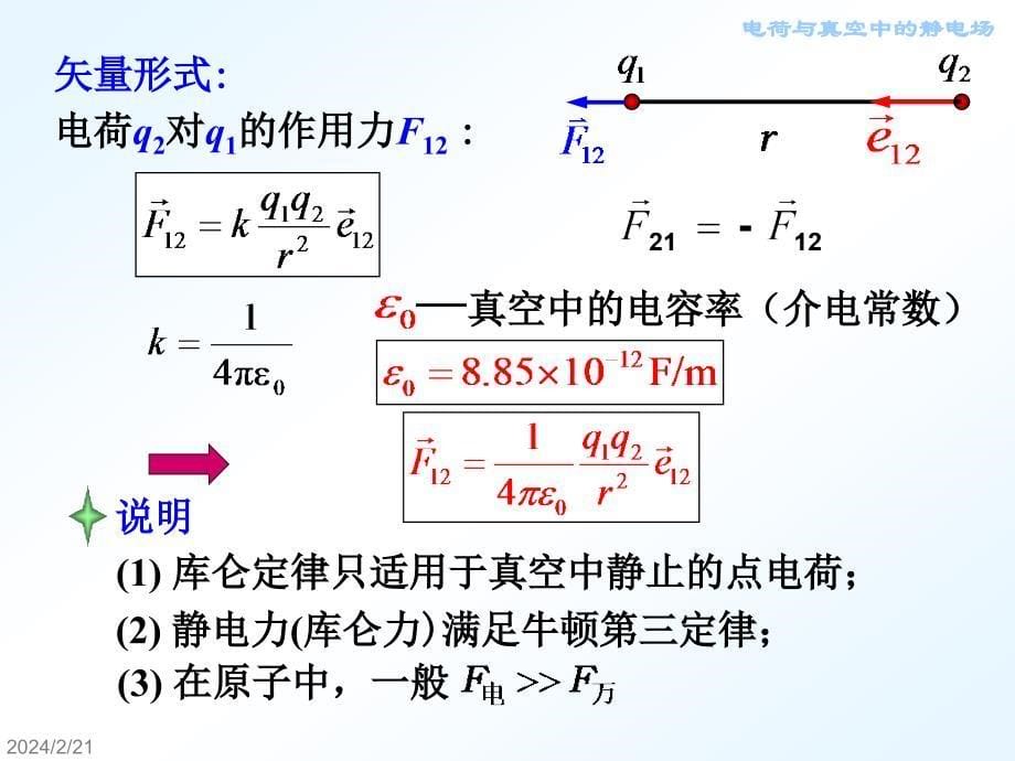 大学物理--电荷与真空中的静电场_第5页