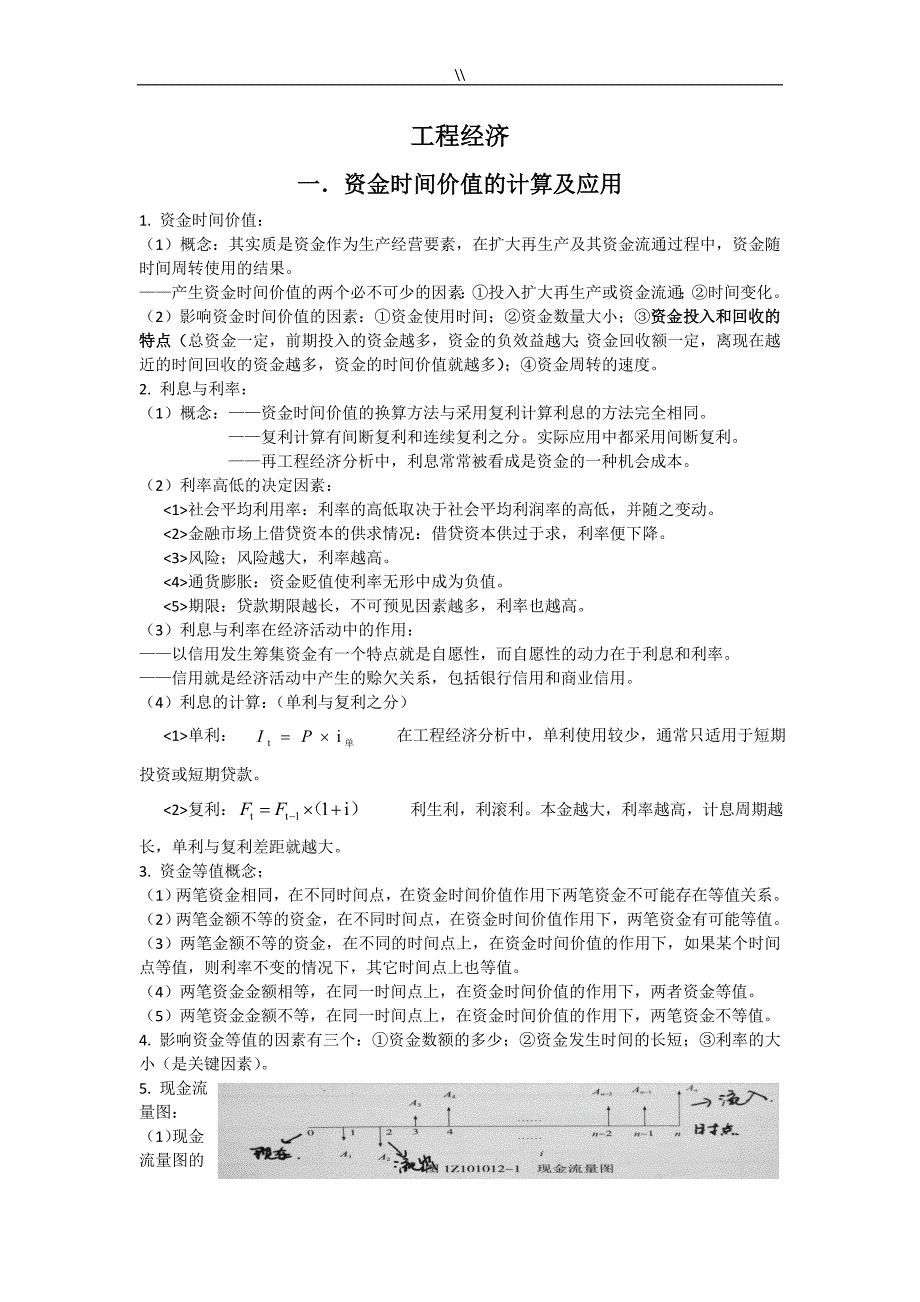 2018年度一建建设工程计划经济考试.重点资料库_第1页