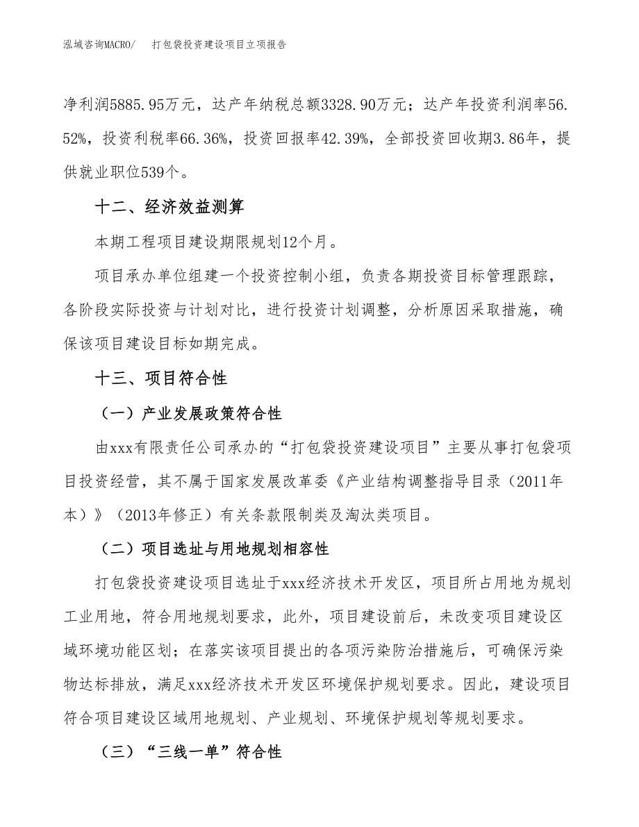 打包袋投资建设项目立项报告(规划申请).docx_第5页