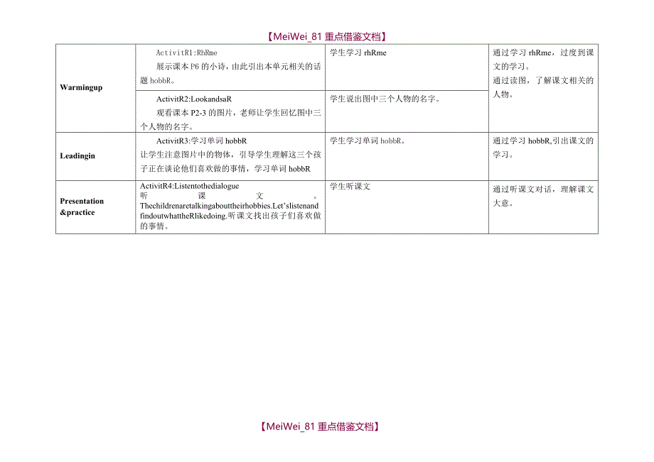 【7A文】广州版新教材小学五年级英语上册教案-全册_第2页