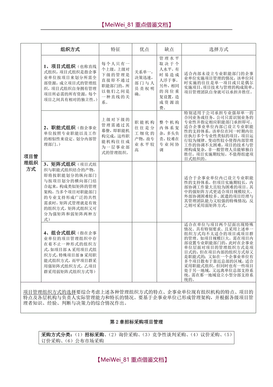 【9A文】项目管理与招标采购_第2页