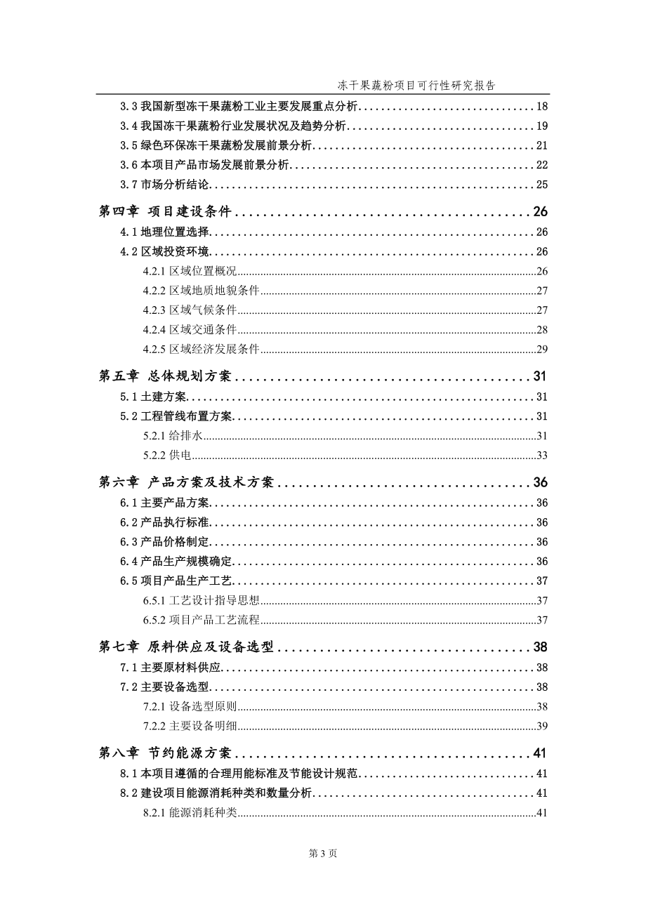 冻干果蔬粉项目可行性研究报告（备案实用案例）_第4页