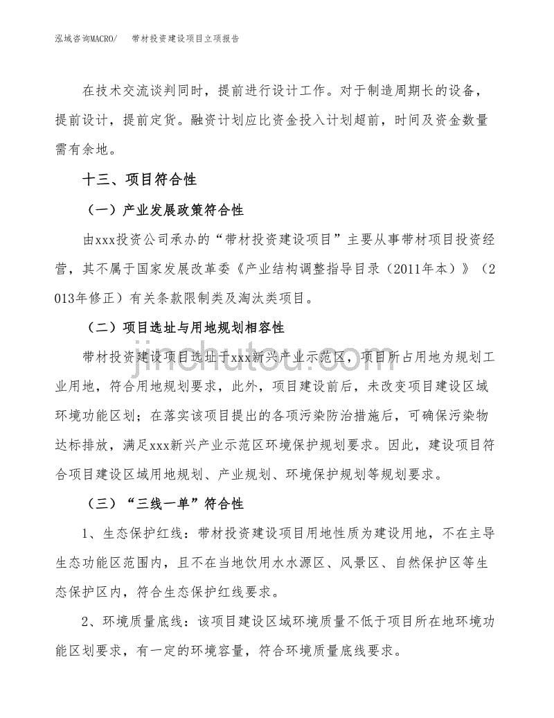 带材投资建设项目立项报告(规划申请).docx_第5页