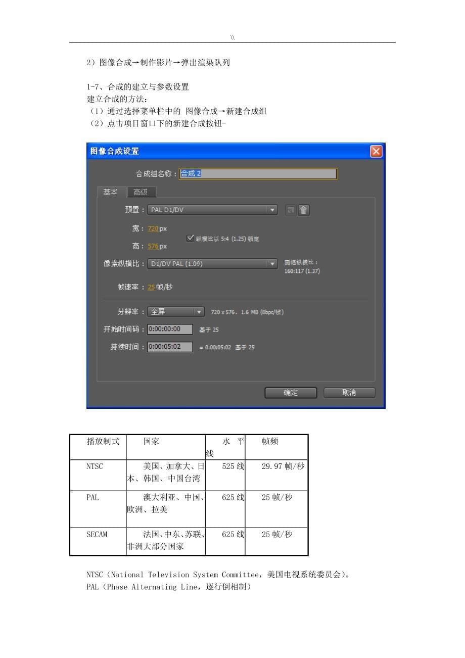 AE基础入门教学教育资料_第5页