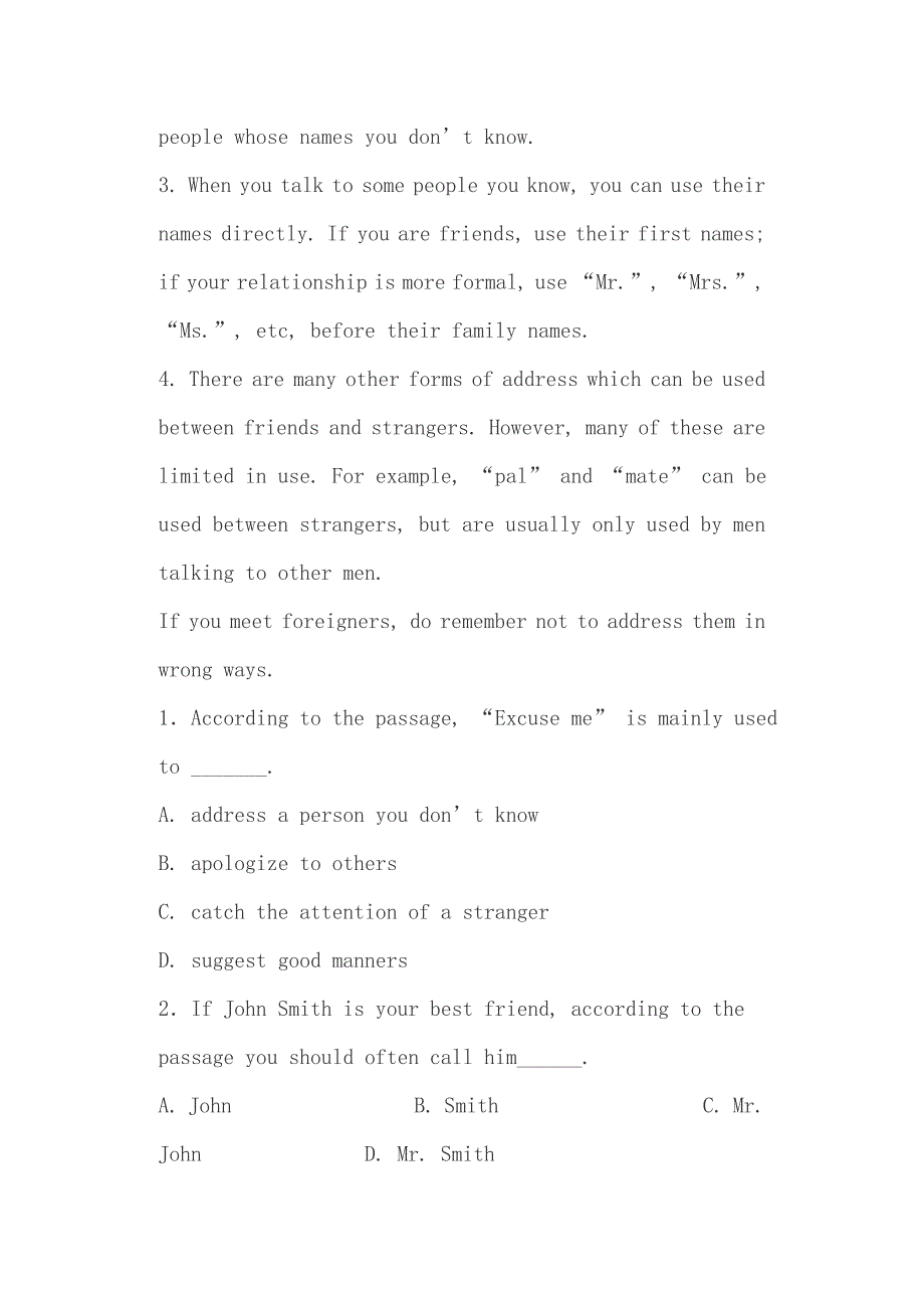 2019高二英语上学期期末联考试卷（附答案）+高考满分作文：致我所寄期待的你们_第2页