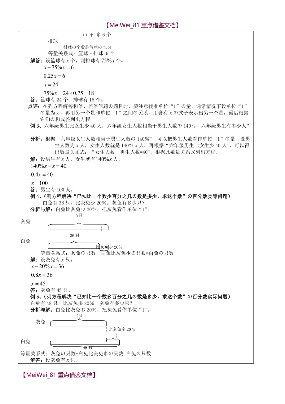 【9A文】小学分数方程专题_第4页