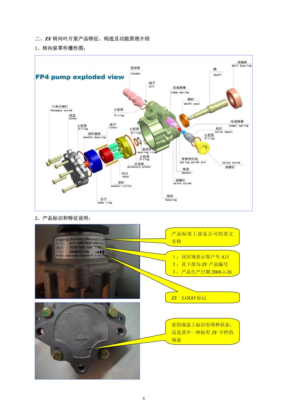 zf转向泵使用与维修手册_第4页