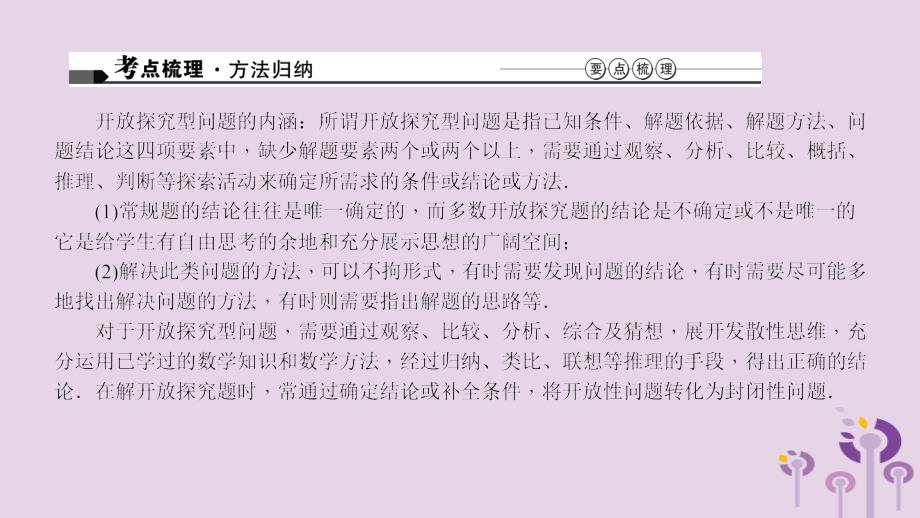 河南省中考数学复习 专题3 开放探究型问题课件_第2页