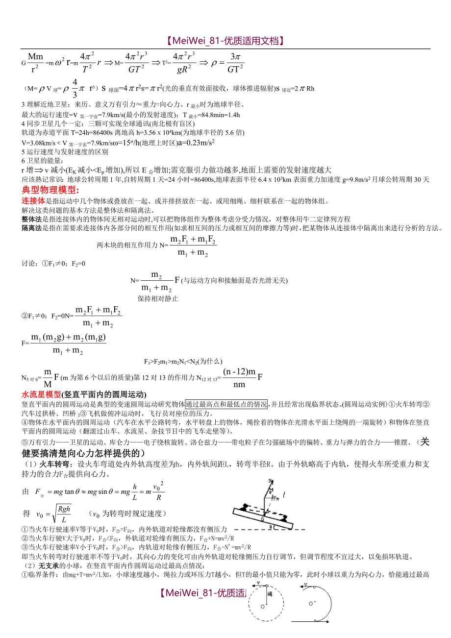 【7A文】高中物理知识点及复习归纳-高考必备_第4页