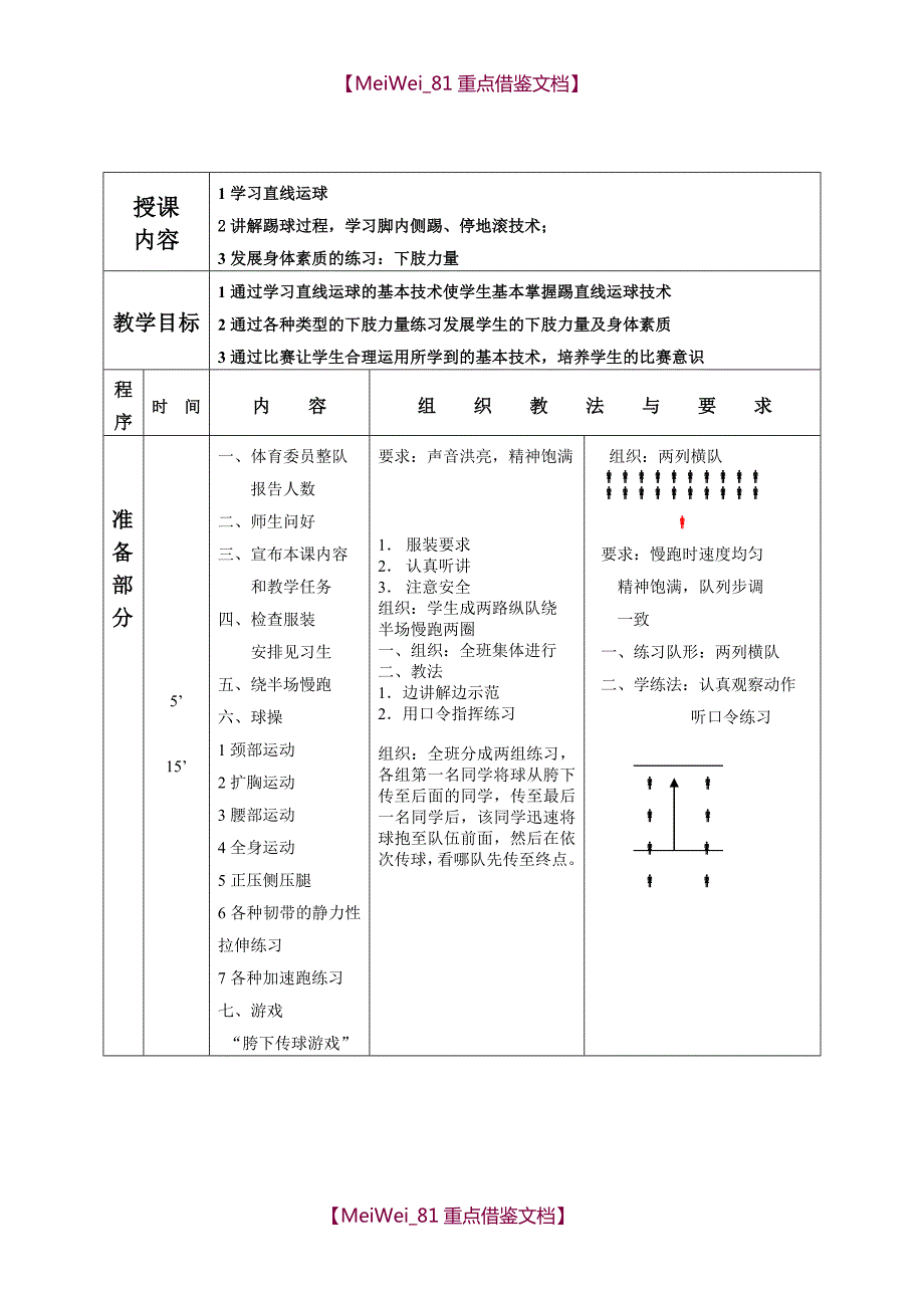 【9A文】小学足球课教案全集_第1页