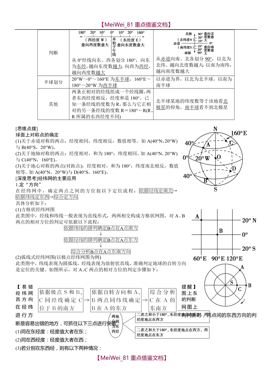 【9A文】浙江新高考选考地理考点知识梳理_第2页