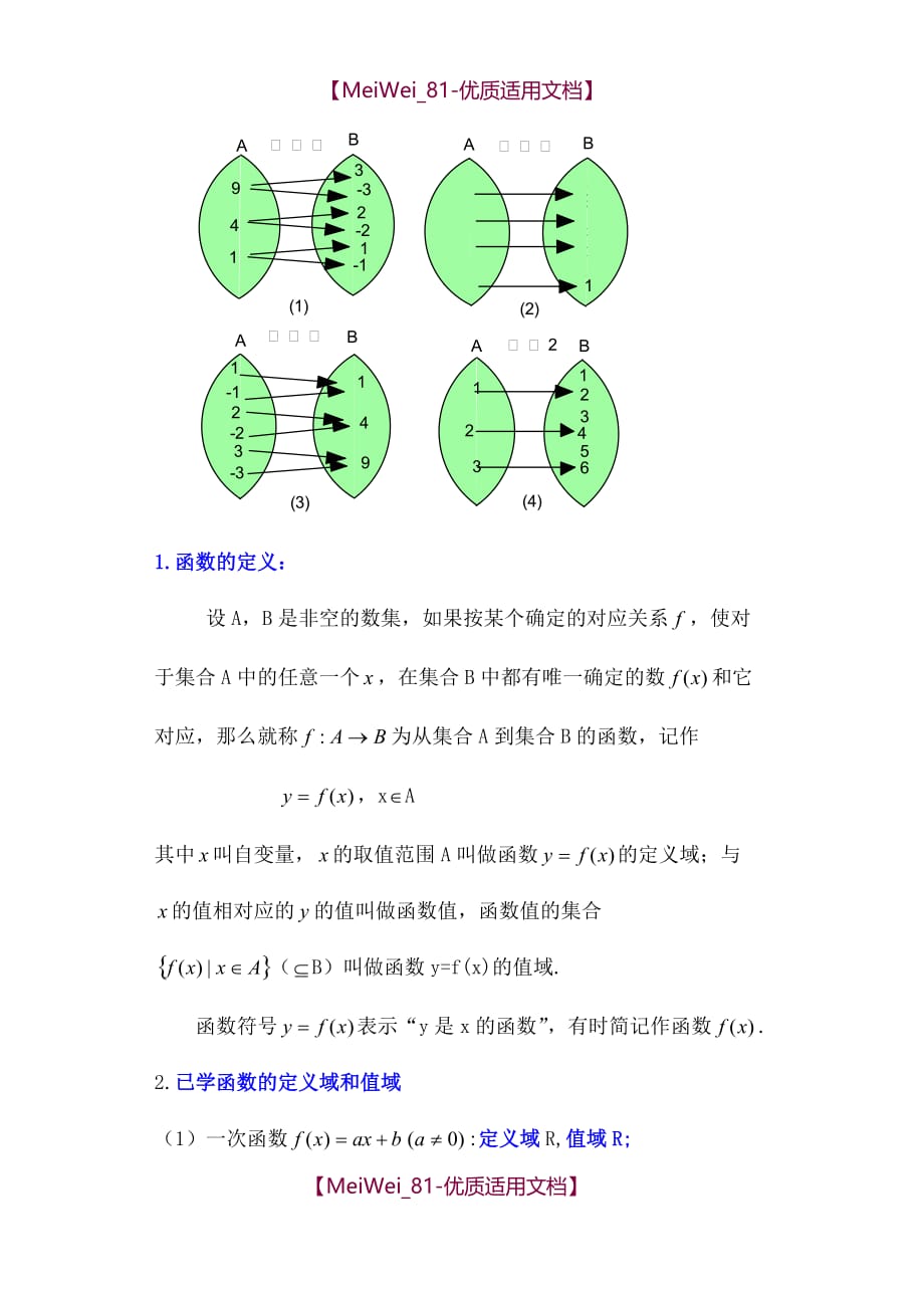 【7A文】高中函数概念_第2页