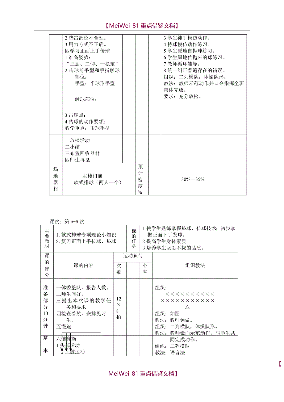 【9A文】小学软式排球教案_第3页