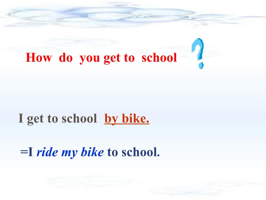 【5A文】八年级英语How do you get to school课件2_第3页