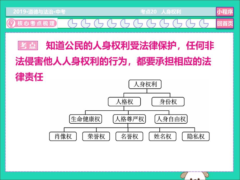 2019中考道德与法治二轮复习 考点20 人身权利课件_第4页