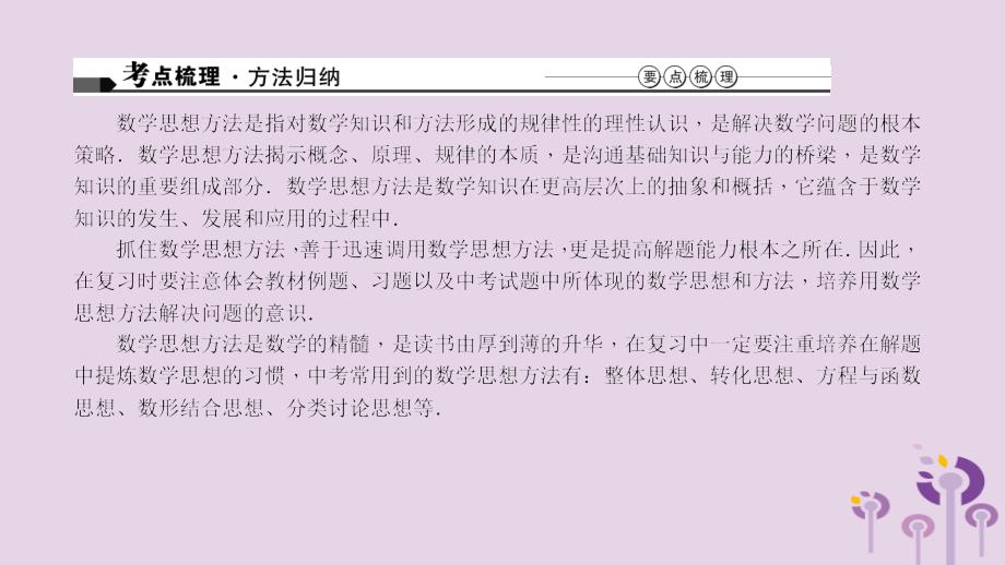 河南省中考数学复习 专题7 数学思想方法课件_第2页