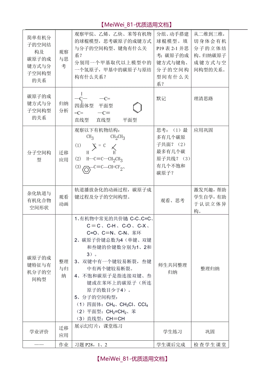【7A文】高中化学选修5全册教案_第4页