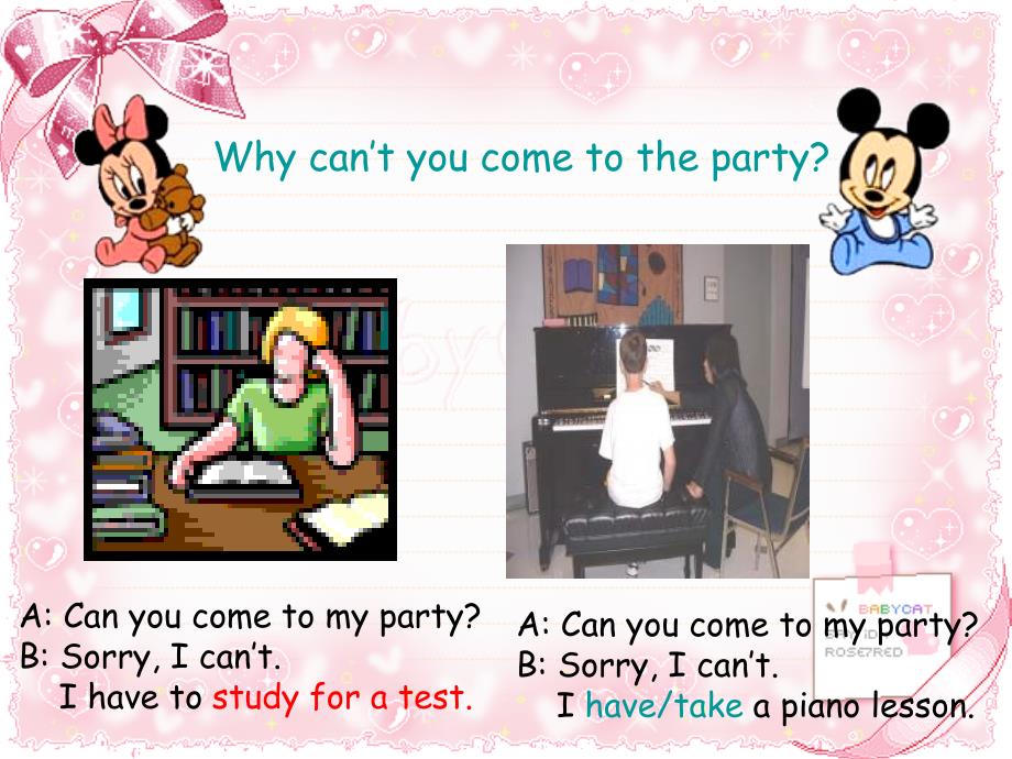 【5A文】八年级英语下册Can you come to my party_第4页