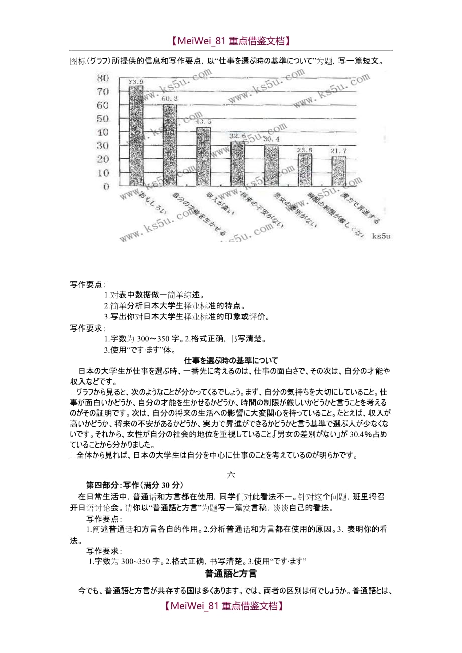 【9A文】日语高考作文_第3页
