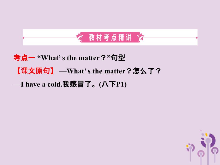 山东省济宁市2019年中考英语总复习 第一部分 第8课时 八下 units 1-2课件_第2页