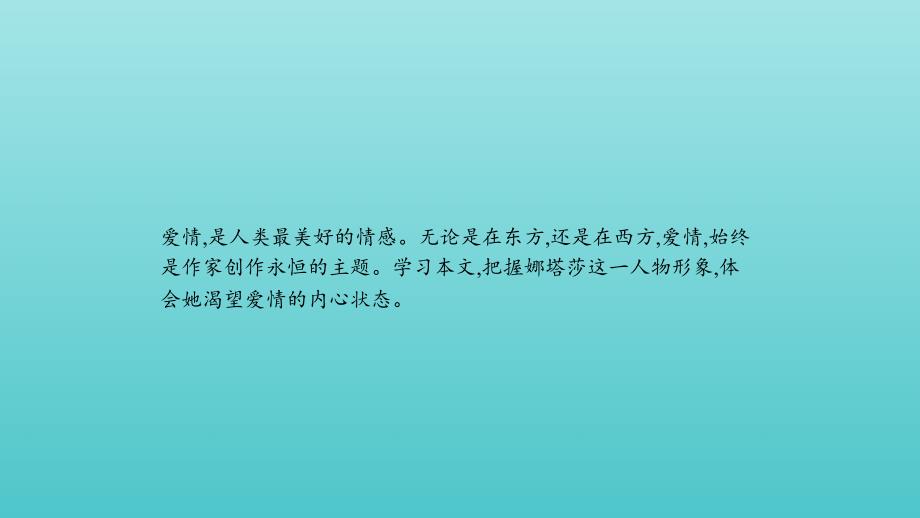 2019高中语文 4.1 娜塔莎课件 新人教版选修《外国小说欣赏》_第2页