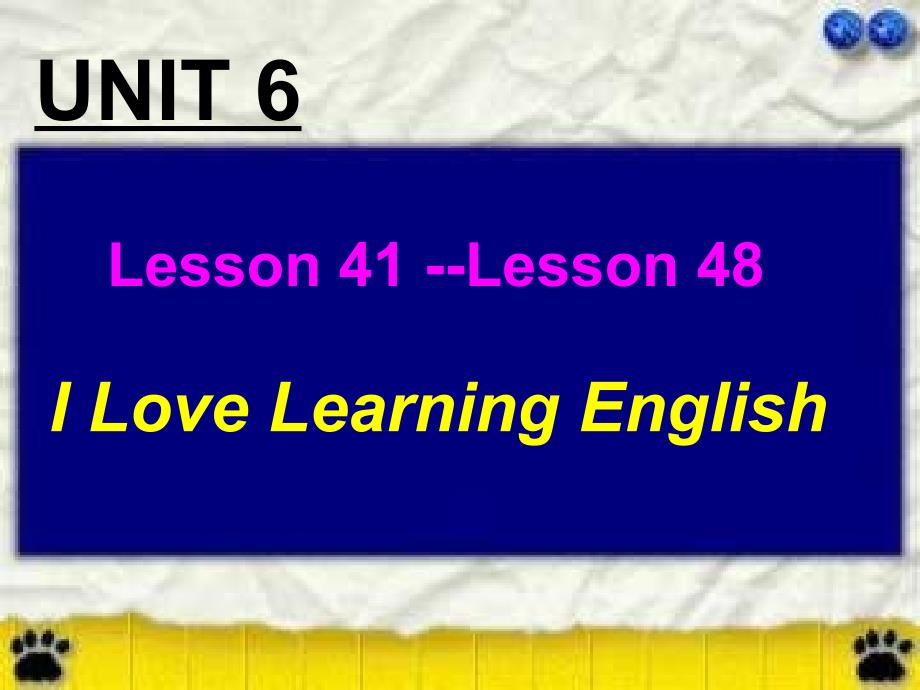 【5A文】八年级英语I Love Learning EngLish--课件_第1页