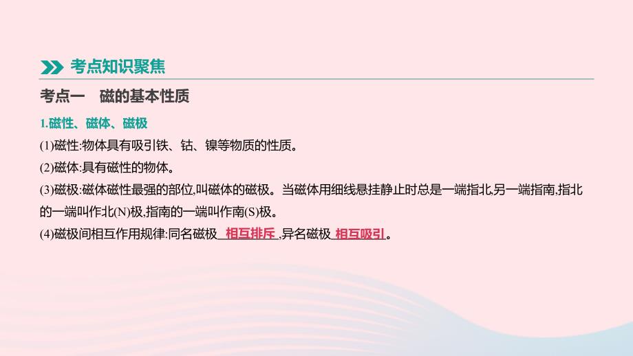 江西省2019中考物理一轮专项 第19单元 电与磁课件_第2页