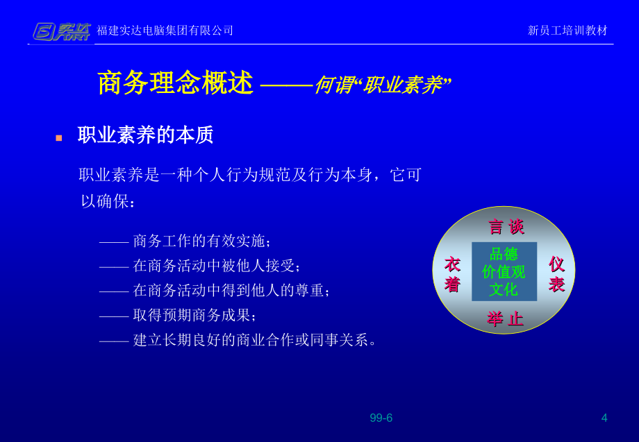 商务礼仪培训（成为具有高职业素养的人士）_第4页