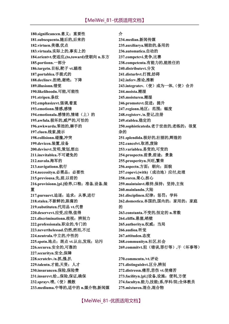 【7A文】高考英语常见600个高频词汇-高考复习_第3页