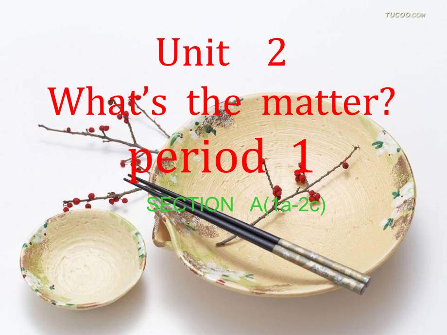 【5A文】八年级英语What’s the matter课件5_第1页