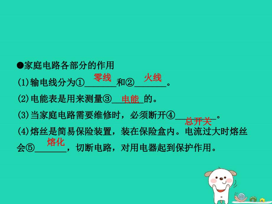 （东营专版）2019年中考物理总复习 第十九章 生活用电课件_第3页