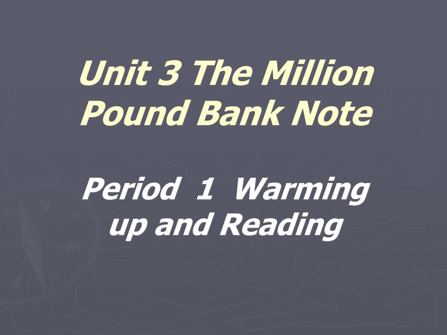 【5A文】高中英语unit3 The Million Pound Bank Note_第2页