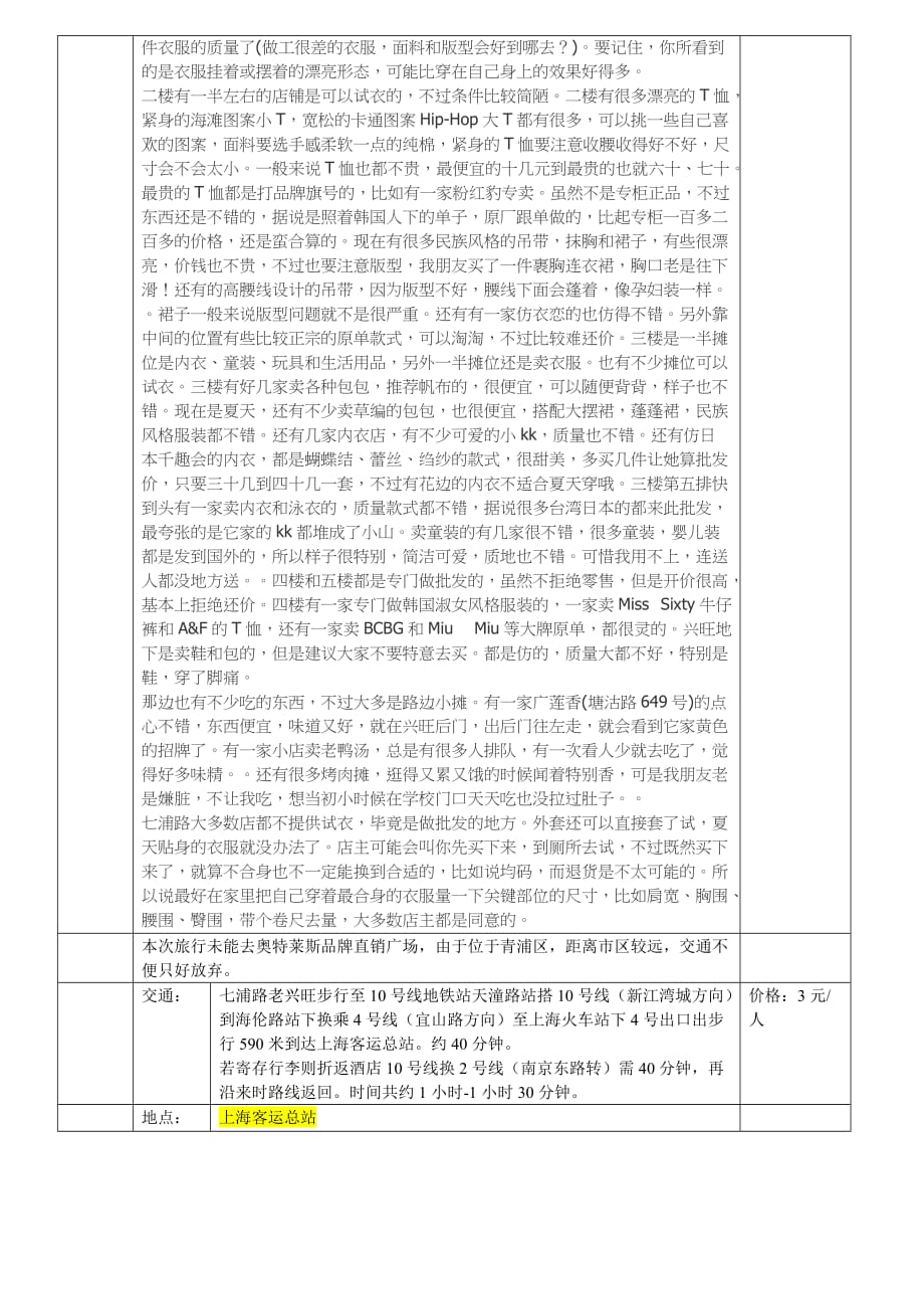 上海旅游详细计划_第4页