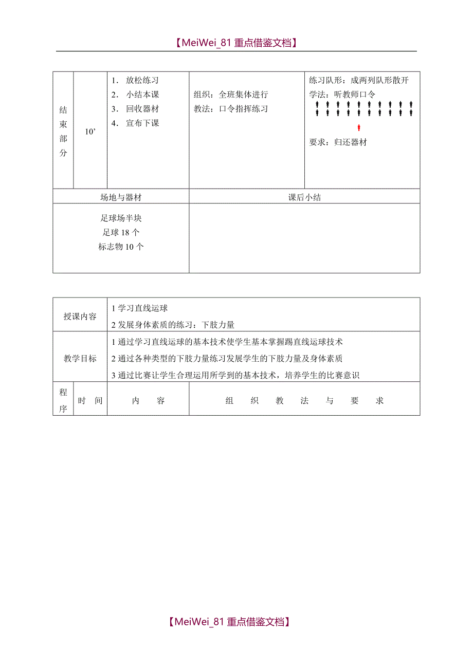 【AAA】足球课教案全集(已整理)_第3页