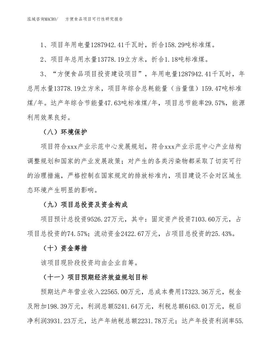 方便食品项目可行性研究报告[参考范文].docx_第5页