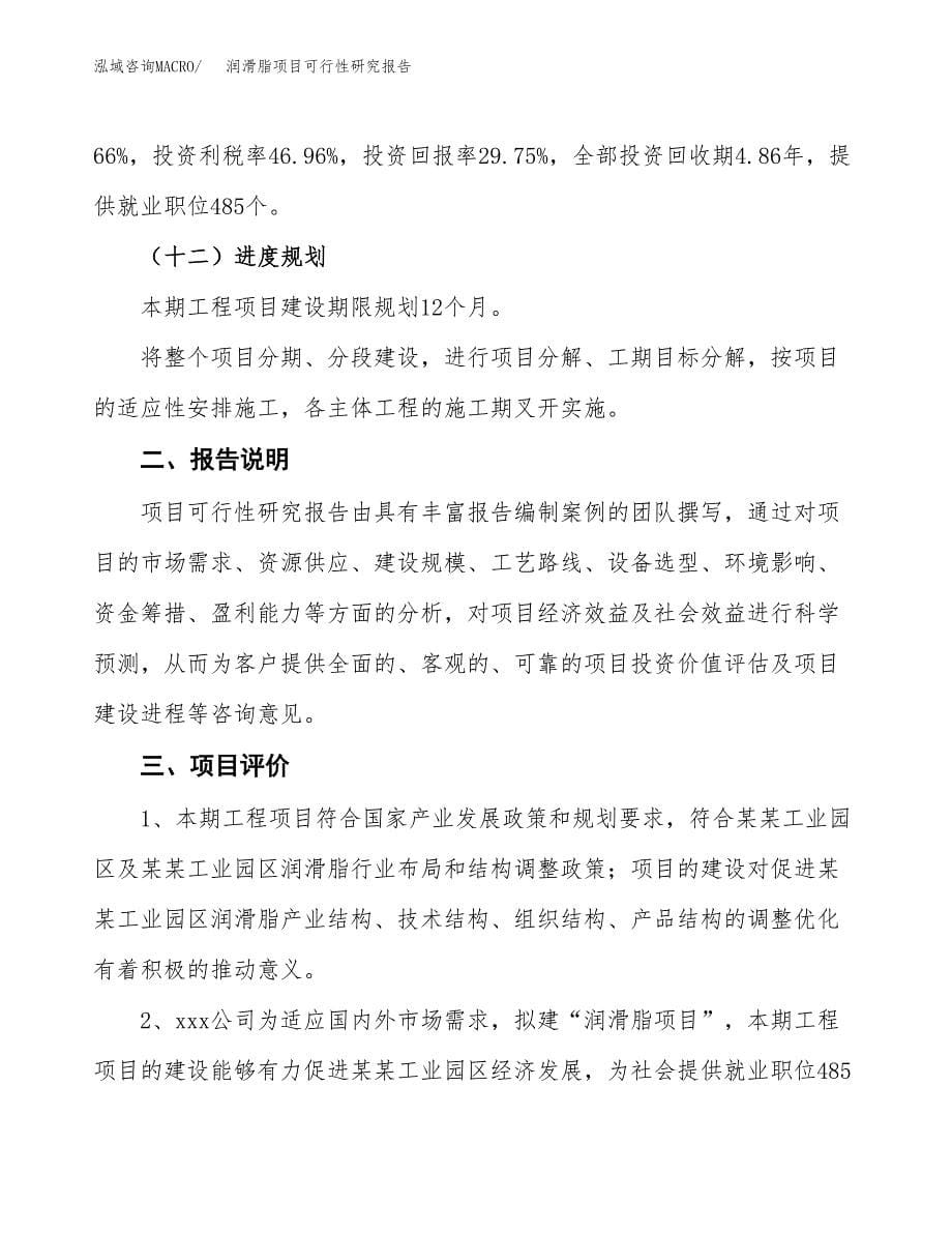 润滑脂项目可行性研究报告[参考范文].docx_第5页