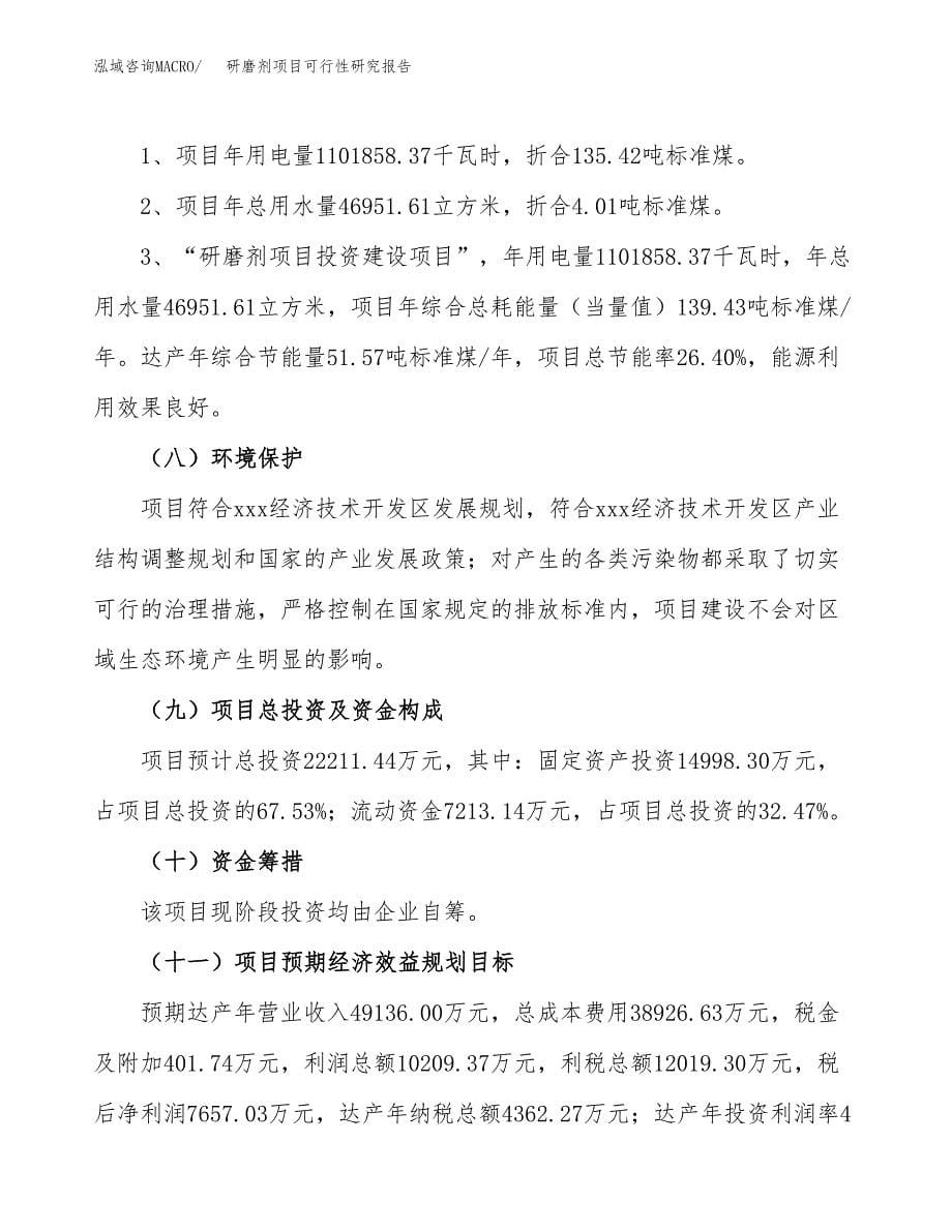 研磨剂项目可行性研究报告[参考范文].docx_第5页