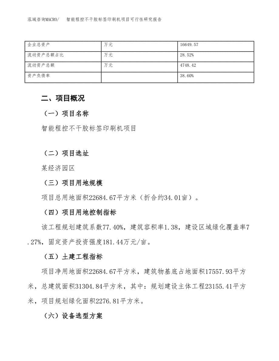 智能程控不干胶标签印刷机项目可行性研究报告_范文.docx_第5页