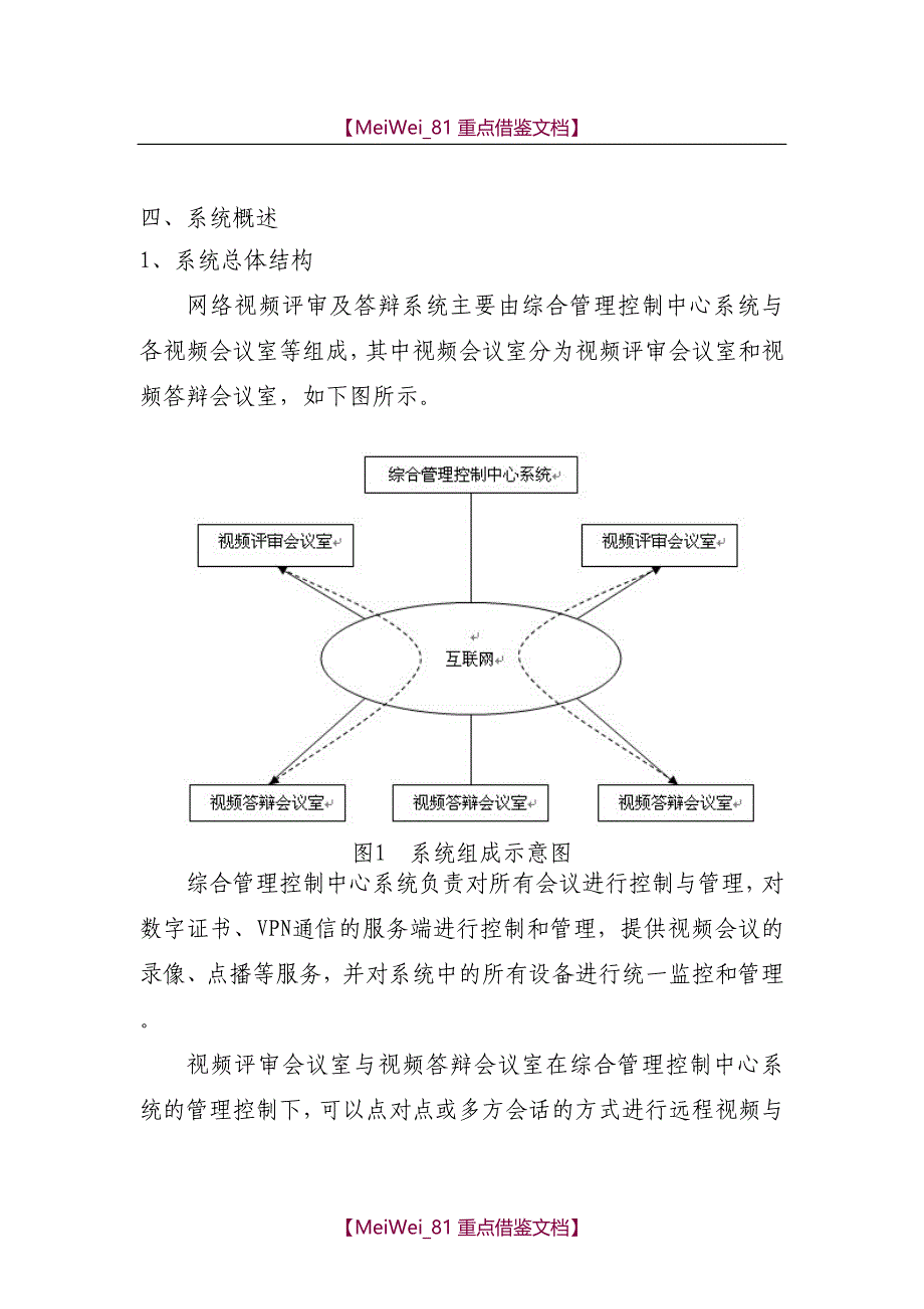 【9A文】网络视频评审及答辩系统建设技术要求试行-国家科技部_第4页