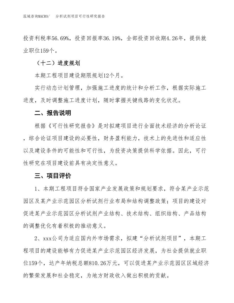 分析试剂项目可行性研究报告[参考范文].docx_第5页