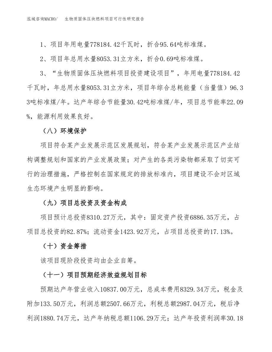 生物质固体压块燃料项目可行性研究报告[参考范文].docx_第5页