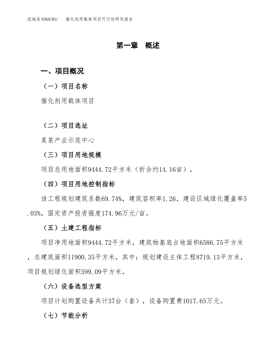 催化剂用载体项目可行性研究报告[参考范文].docx_第3页