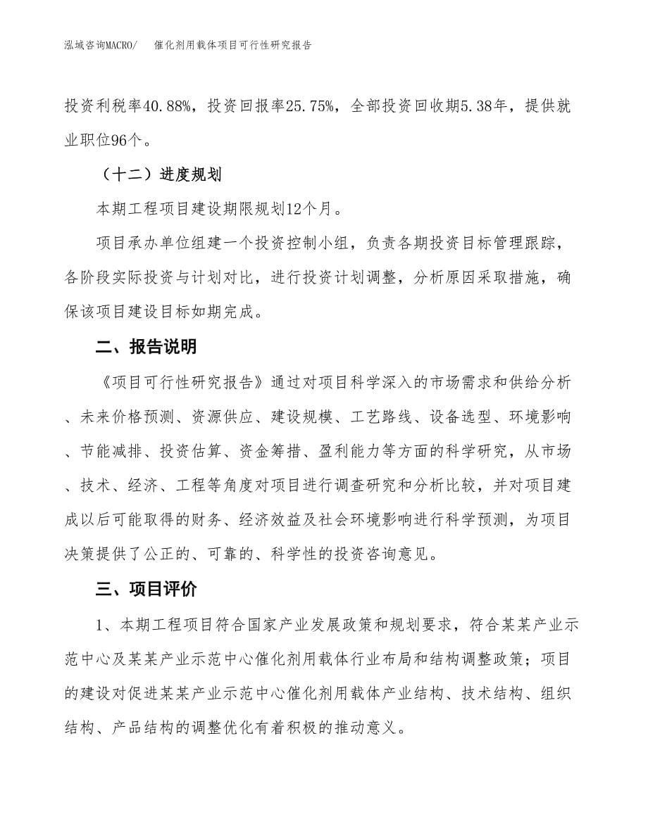 催化剂用载体项目可行性研究报告[参考范文].docx_第5页