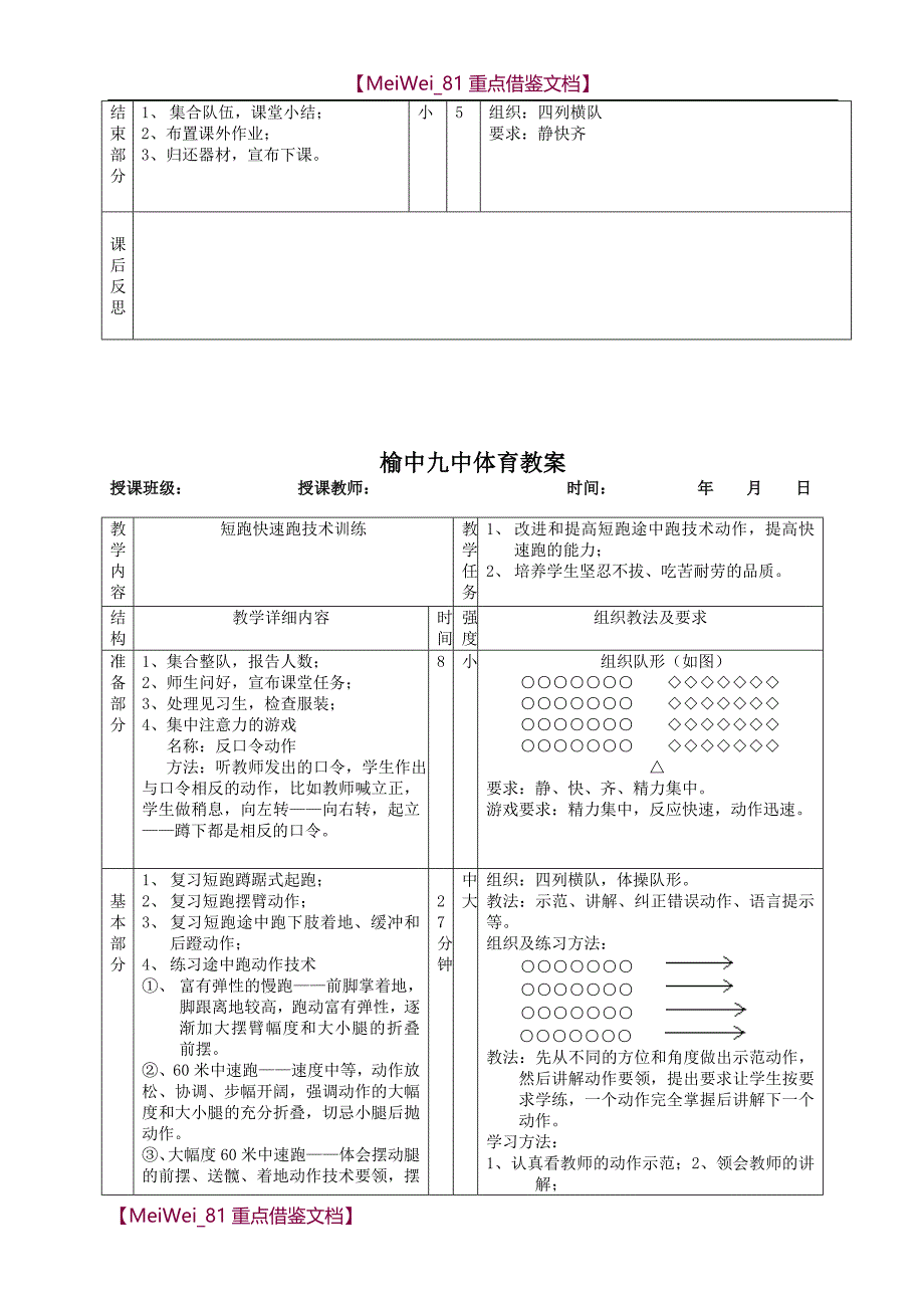 【9A文】田径教案_第4页