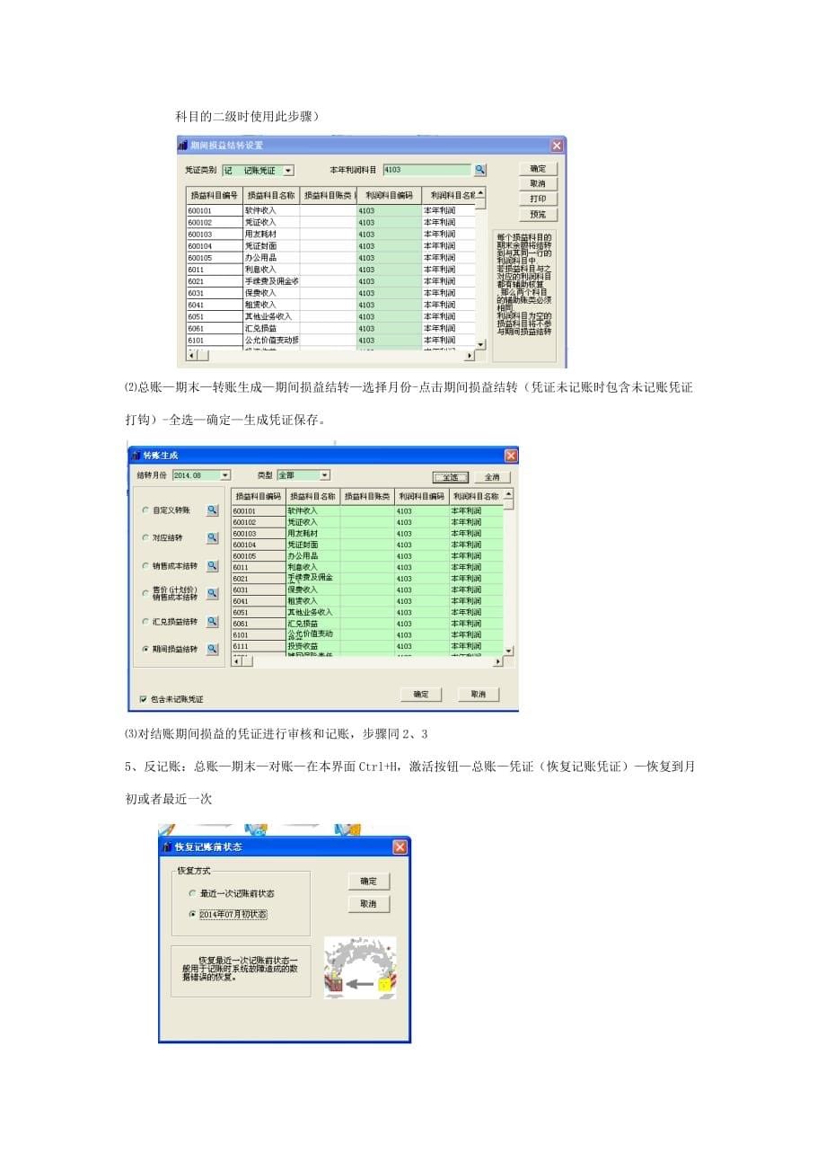 t3总账操作流程(带图)_第5页