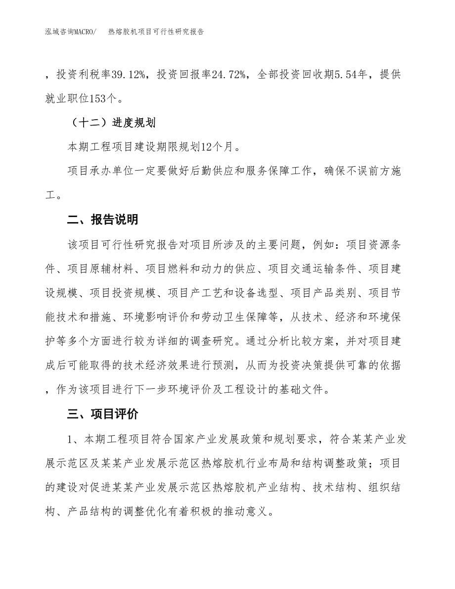 热熔胶机项目可行性研究报告[参考范文].docx_第5页