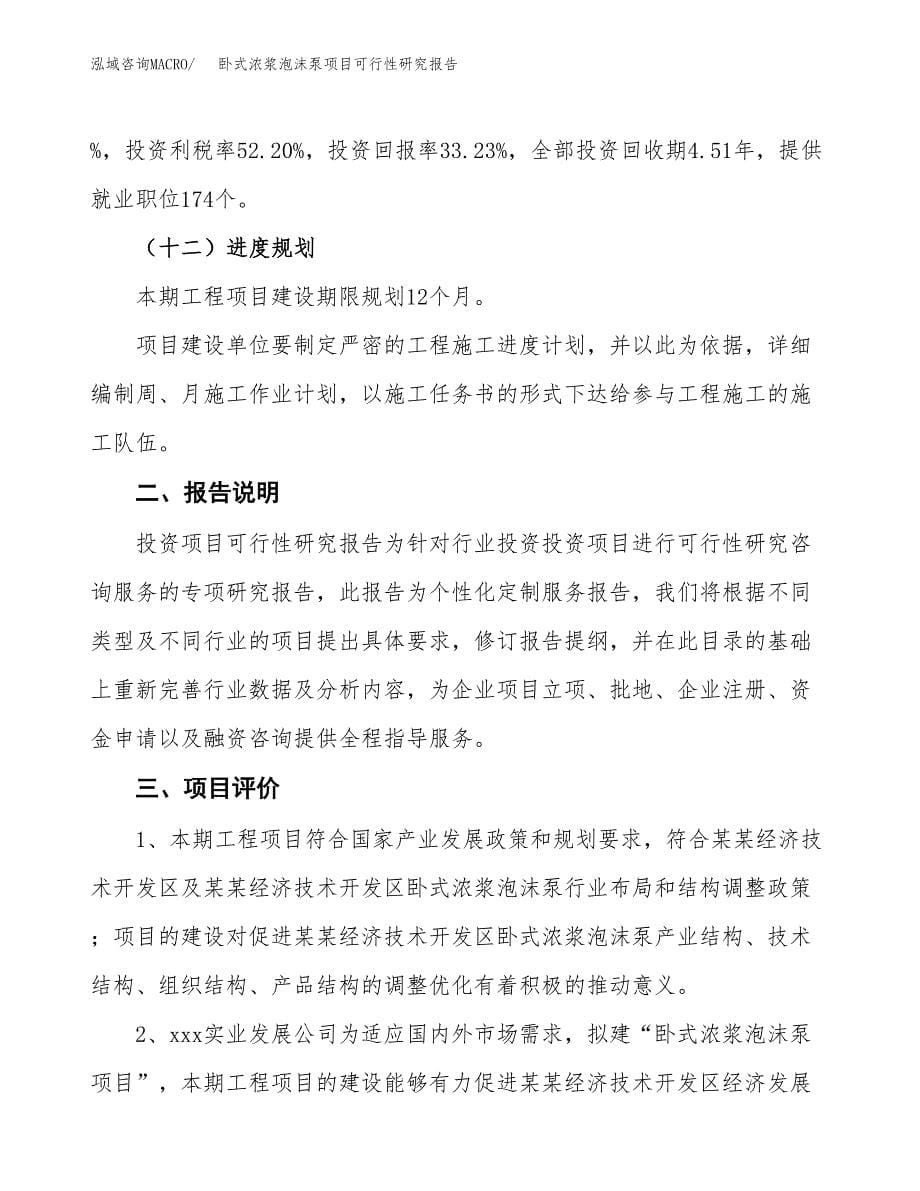 卧式浓浆泡沫泵项目可行性研究报告[参考范文].docx_第5页